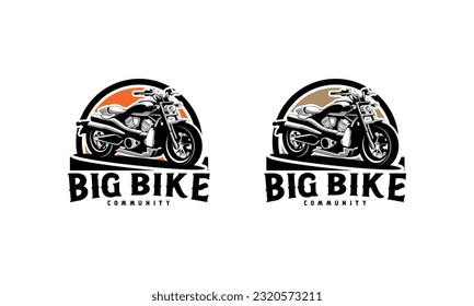 American Motorcycle Club Logo Design Vector Isolated. motorcycle logo design vector