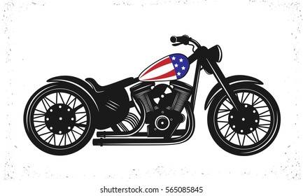 American Motorcycle. Logo .Vevtor Illustration
