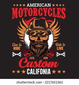 AMERICAN MOTORCYCLES CUSTOM CALIFONIA HERO