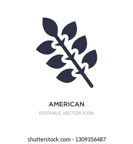 american mountain ash icon on white background. Simple element illustration from Nature concept. american mountain ash icon symbol design.
