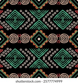 American mud cloth African tribal geometric, bohemian pattern, elements, zigzag, tribal design, vector illustration, African mud cloth bogolan pattern, tribal Aztec pattern design, for textile, carpet