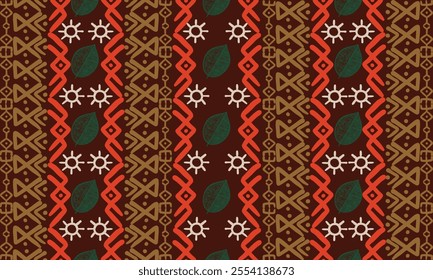 American mud cloth tribal fabric bohemian pattern,geometric elements,zigzag,tribal design,vector illustration,African mud cloth bogolan ,tribal Aztec pattern design for textile,fashion,carpet.