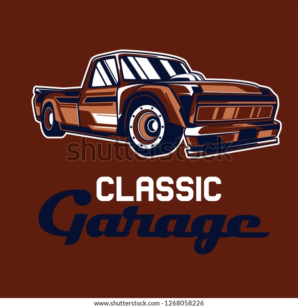 American muscle cars label, vector muscle car icon -\
Vector 