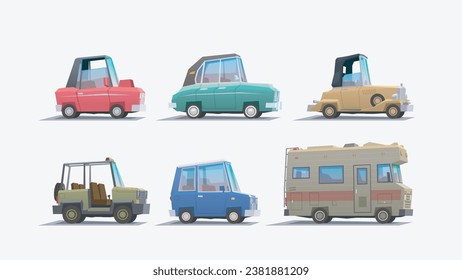american muscle and others cars in set