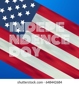 American national flag for Fourth of July, Independence Day