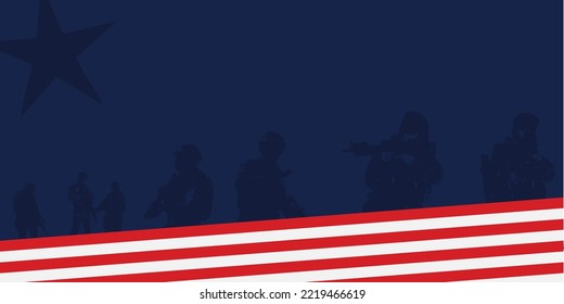 American National Holiday with Copy space Area. Suitable to be placed on content with that theme