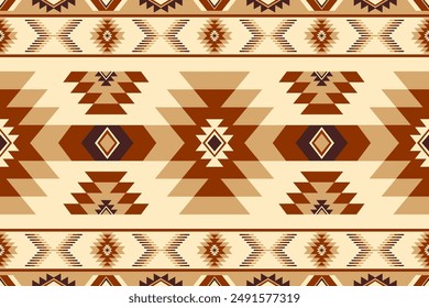 American Native Carpet, Tribal Aztec pattern art.  Geometric ethnic seamless pattern traditional.  Design for background and Printing, wallpaper, illustration, fabric, clothing, carpet, decor,