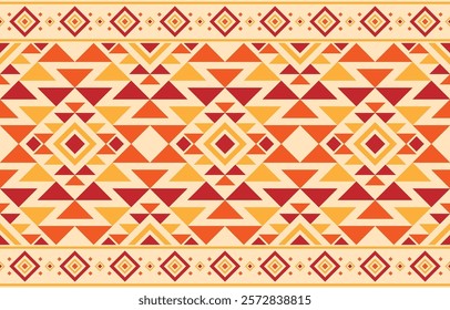 American native ethnic pattern. American design for indigenous style, fabric, boho, carpet, ikat, tribal, batik