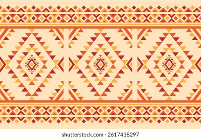 American native ethnic pattern. Fabric background concept. Design for indigenous style, embroidery, african, abstract, handcraft, native pattern.