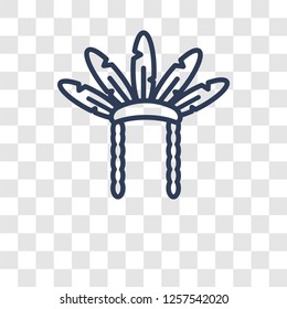 American Native icon. Trendy American Native logo concept on transparent background from United States of America collection