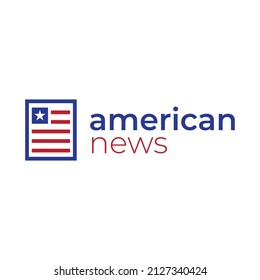 American News Paper Logo Design