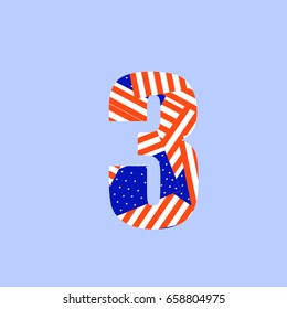 american numbers three