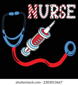 American nurse sublimation t-shirt and vector File