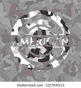 American on grey camo texture