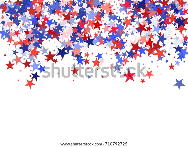 American Patriot Day Flying Stars Background Stock Vector (Royalty Free ...