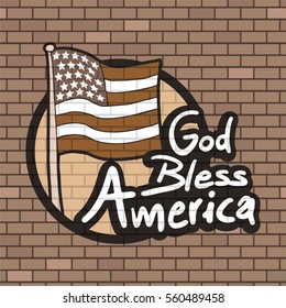 American patriot flag