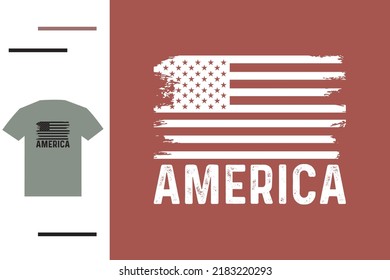 American patriot t shirt design