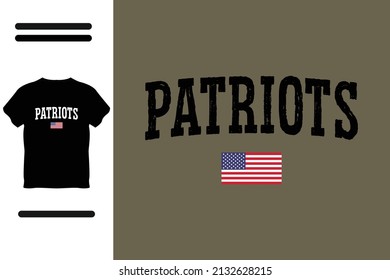 American patriots t shirt design