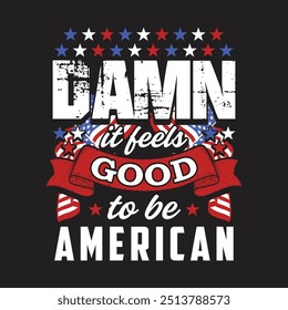 American Patriots T-shirt Design illustration