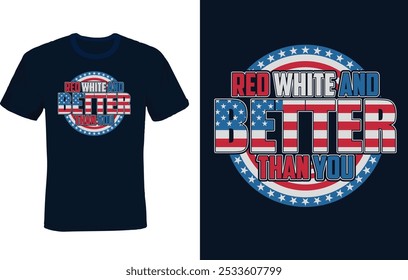 American Patriots T-shirt Design Vector Illustration