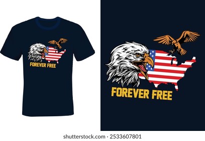 American Patriots T-shirt Design Vector Illustration