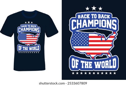 American Patriots T-shirt Design Vector Illustration