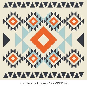 American pattern. Geometric ornament. Decorative and design elements for textile, book covers, manufacturing, wallpapers, print, gift wrap.
