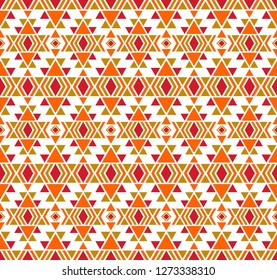 American pattern. Geometric seamless ornament.