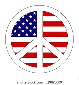 American Peace Sign