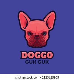 American Pitbull Terrier dog head. Vector illustrations to use as prints, posters, stickers, logos, tattoos, emblems and more.