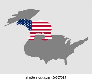 American polar bear