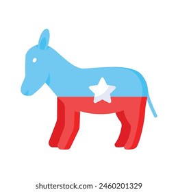American political party vector design, easy to use and download