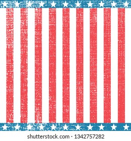 American poster for your message. American vector background.