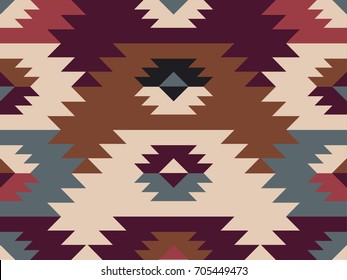 American prairie pattern. Seamless Abstract ethnic pattern. Tribal design. Seamless Native American pattern. Can be used for the design of textiles, fabrics, wallpapers and backgrounds