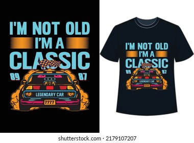 American Race Car t-Shirt design, Custom retro Car T-Shirt for Men Car Shirts for Women T-shirt design.