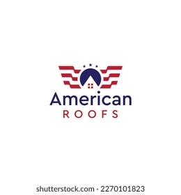 American Real estate logo design