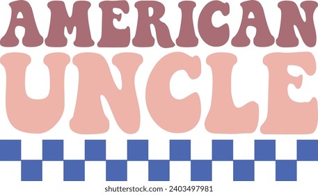 amerikanisches Retro-Design und digitaler Download