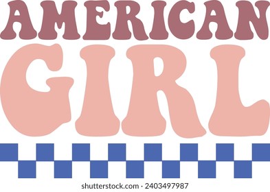 amerikanisches Retro-Design und digitaler Download