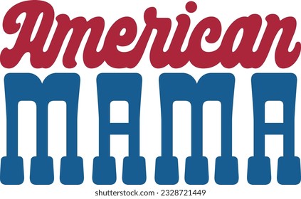 American Retro Design EPS File And 3d American Retro Design EPS File