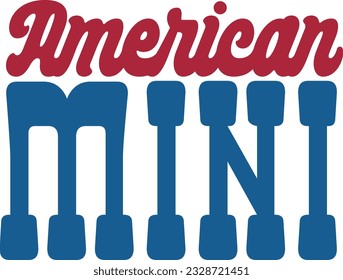 American Retro Design EPS File And 3d American Retro Design EPS File