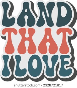 American Retro Design EPS File And 3d American SVG Retro Design