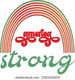 American Retro svg design and eps file