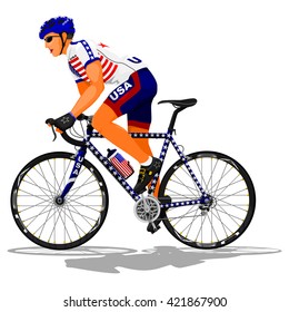 American road cyclist  the variation of Basic road cyclist
