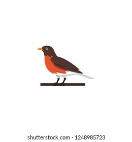 American Robin Logo Template