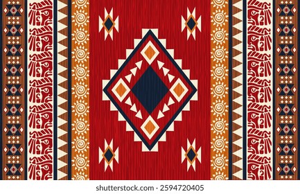 American Rug Patterns,Navajo carpet,Tribal Pattern,Native American, Motif,Geometric,Decorative Rug Design,Blanket,Illustration,Boho,Aztec Ethnic Decor,Persian rug pattern,native carpet.