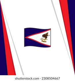 American Samoa Flag Abstract Background Design Template. American Samoa Independence Day Banner Social Media Post. American Samoa Flag