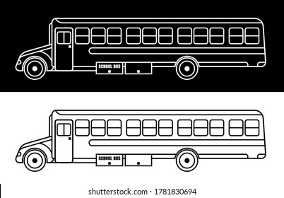 American School Bus September 1 Beginning Stock Vector (royalty Free 