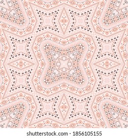 Diseño vectorial de ornamento sin fisuras de Estados Unidos. Textura geométrica vintage. Huella de bufanda de estilo étnico. Motivos geométricos al estilo africano.