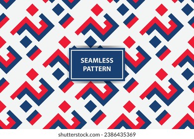 american seamless pattern. Seamless USA flag print for wrapping paper, sport textile, clothes. Red, blue and white grunge ornament.