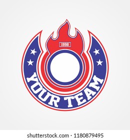 American Shield Crest Logo Template